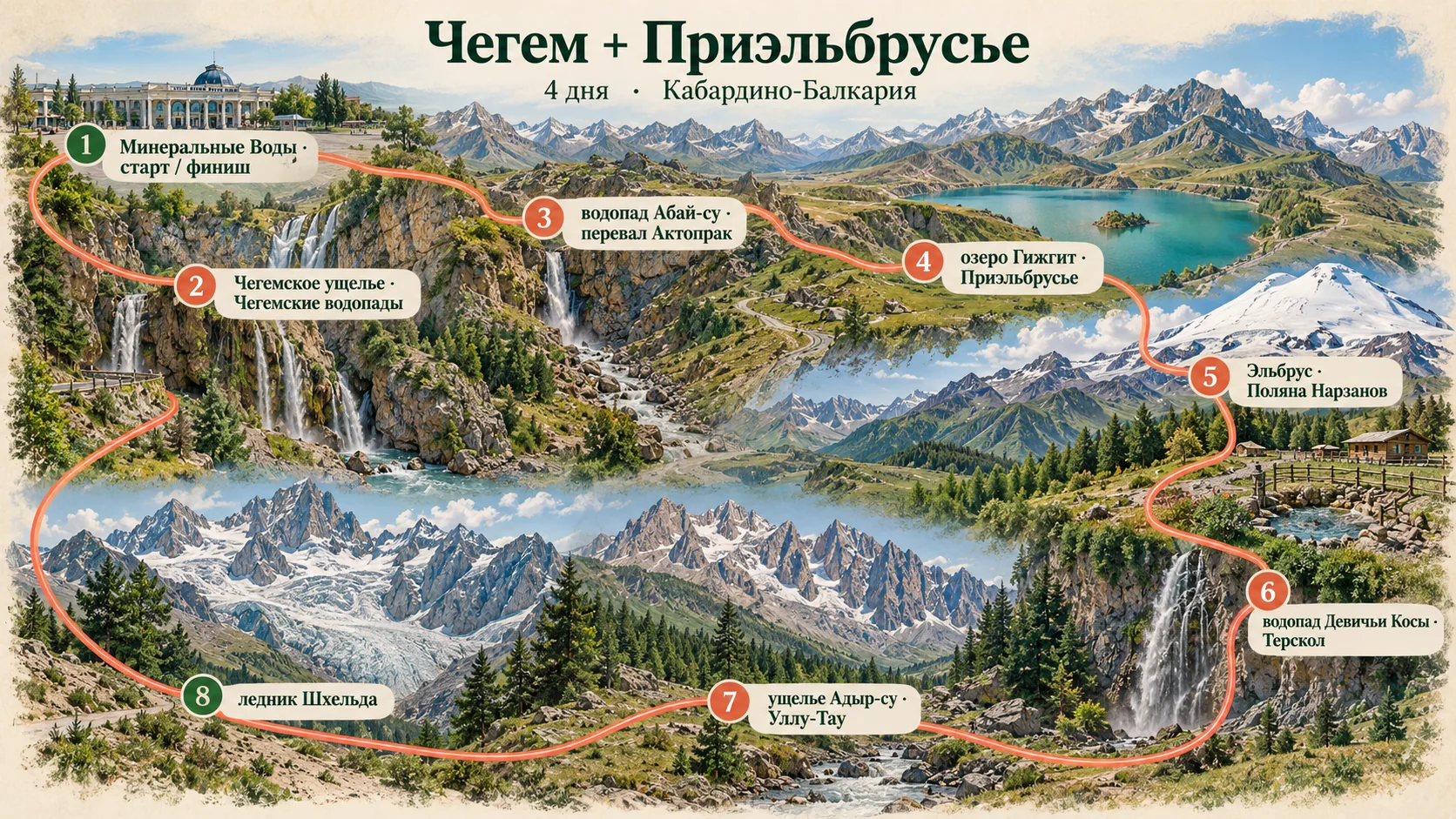 Карта маршрута: Минеральные Воды — Минеральные Воды